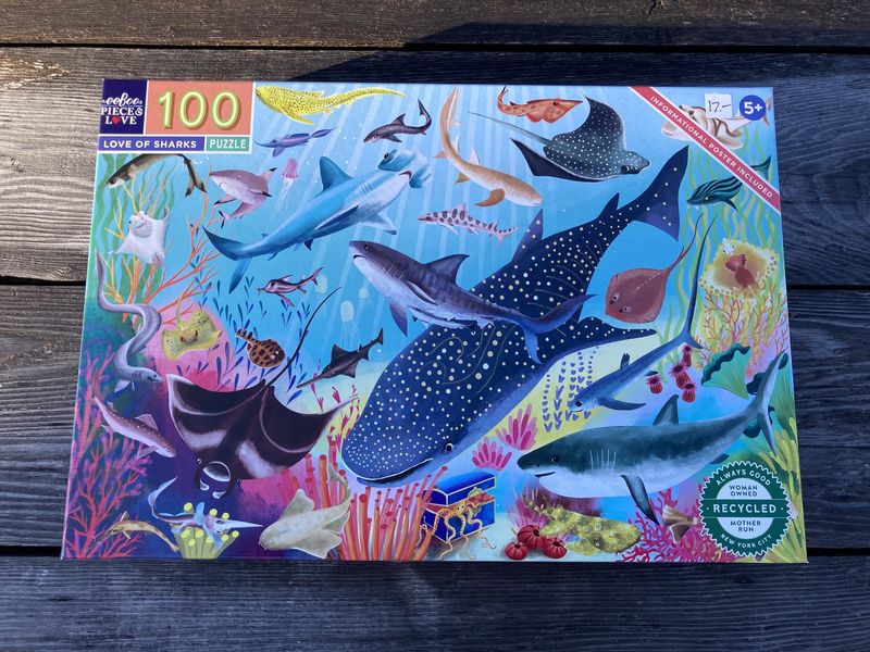 Love of sharks puzzle 100 pc