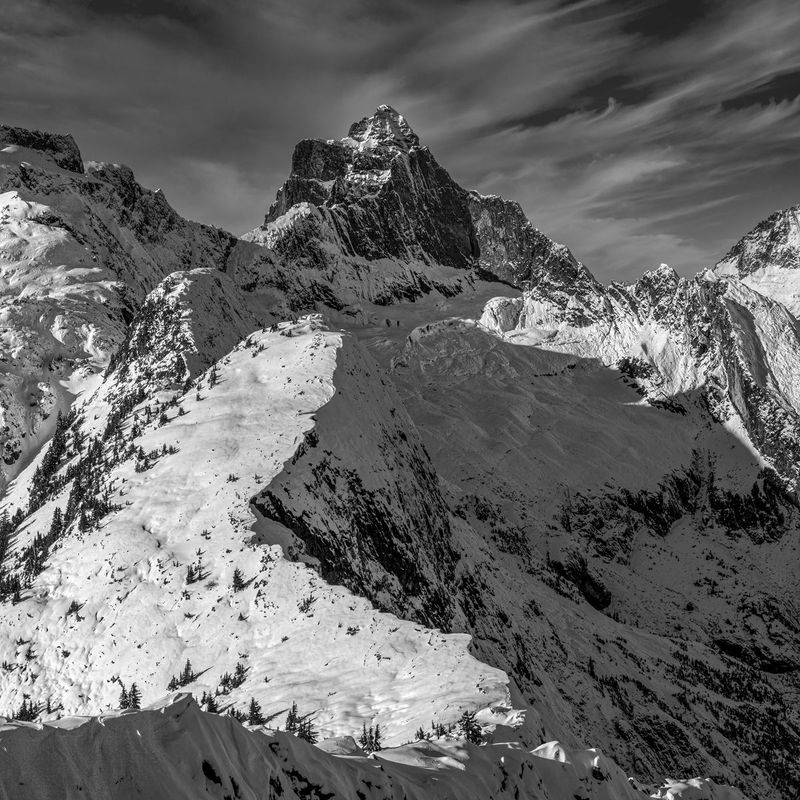Mt. Triumph 40" X 40" Print