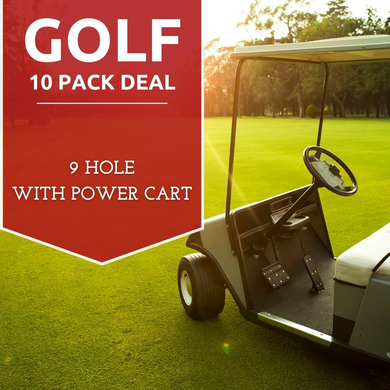 10 Rounds (9 Holes w Cart)
