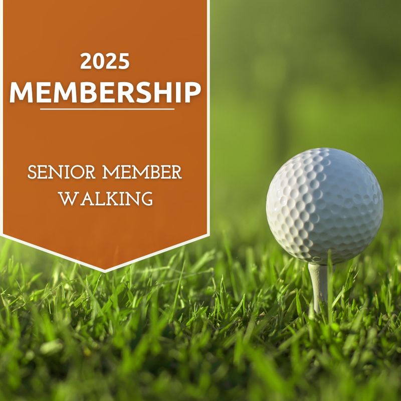 2025 Senior Golf Membership - Golf Senior Member