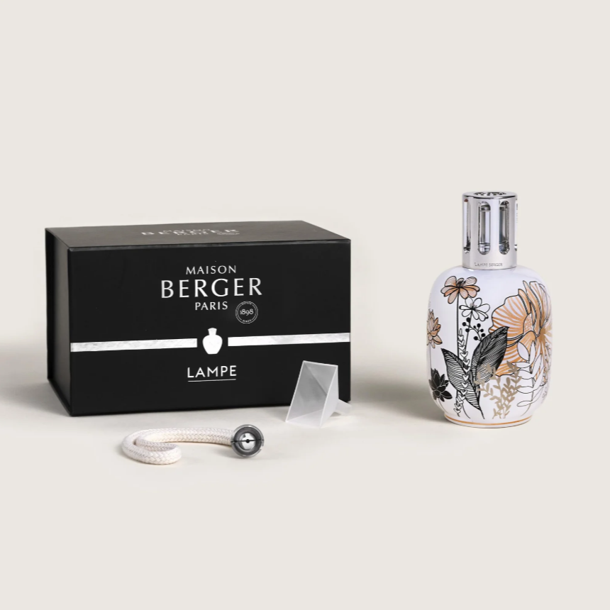 Lámpara Berger Végétale Porcelana Blanca