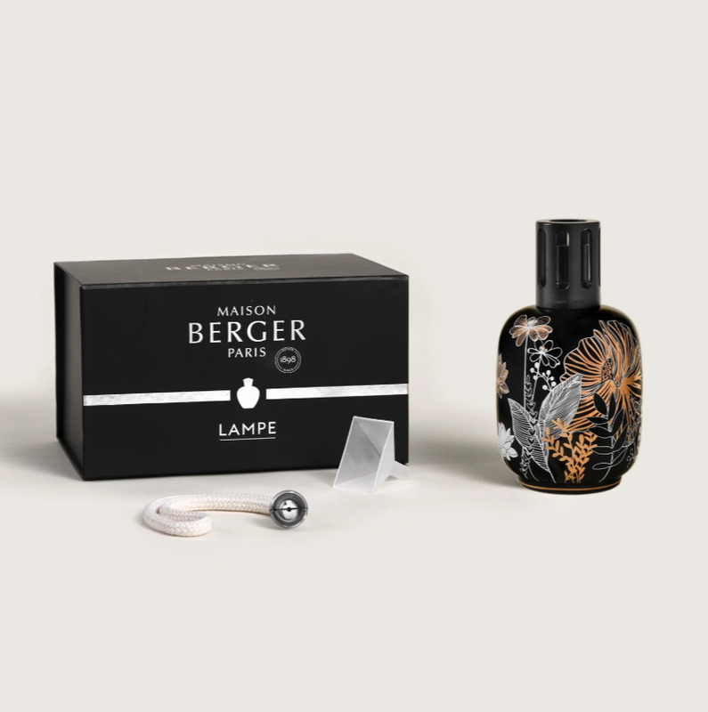 Lámpara Berger Végétale Porcelana Negra