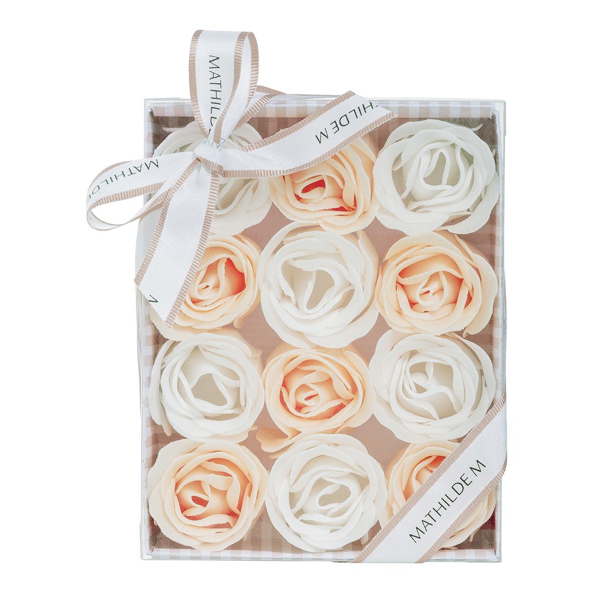 COFRE 12 ROSAS JABÓN PERFUMADO