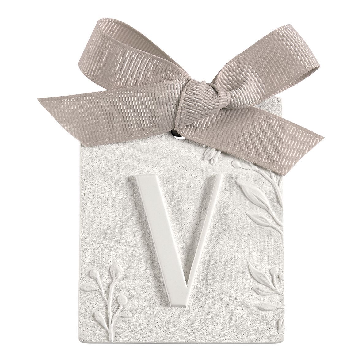 DECOR PERFUMADA LETRA V FLEUR DE COTON