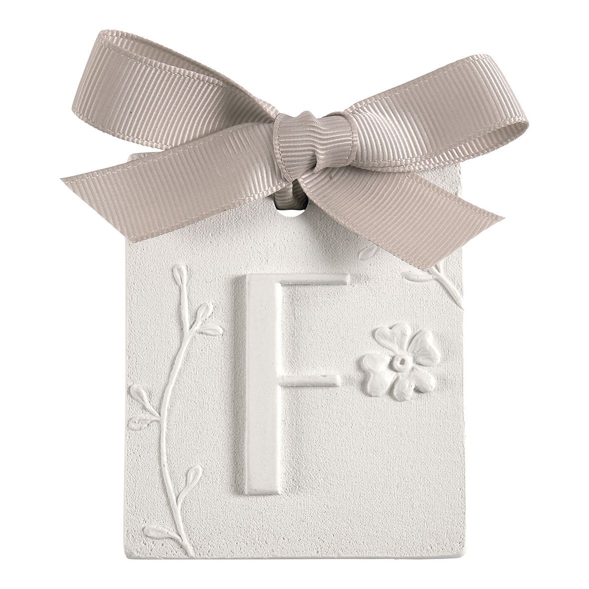 DECOR PERFUMADA LETRA F FLEUR DE COTON