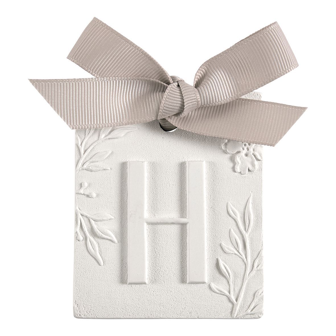 DECOR PERFUMADA LETRA H FLEUR DE COTON