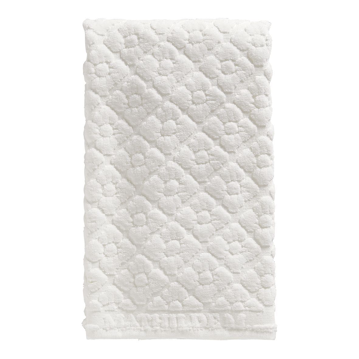 TOALLA LAVABO DOUCEUR FLOLAL BLANCA 50X100