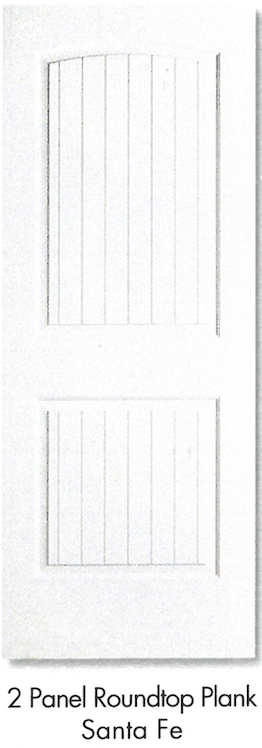 2 Panel Roundtop Plank Santa Fe