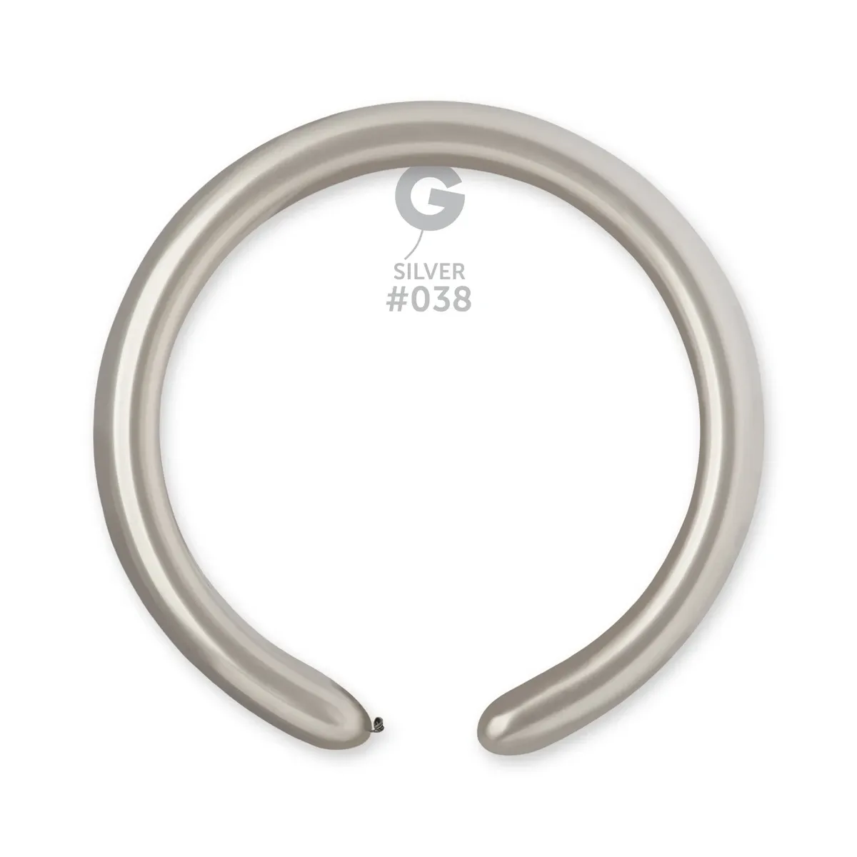 Metal Silver #038 2in - 50 pieces