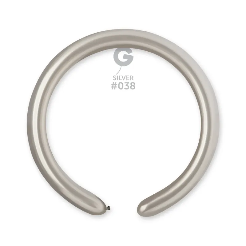 Metal Silver #038 2in - 50 pieces