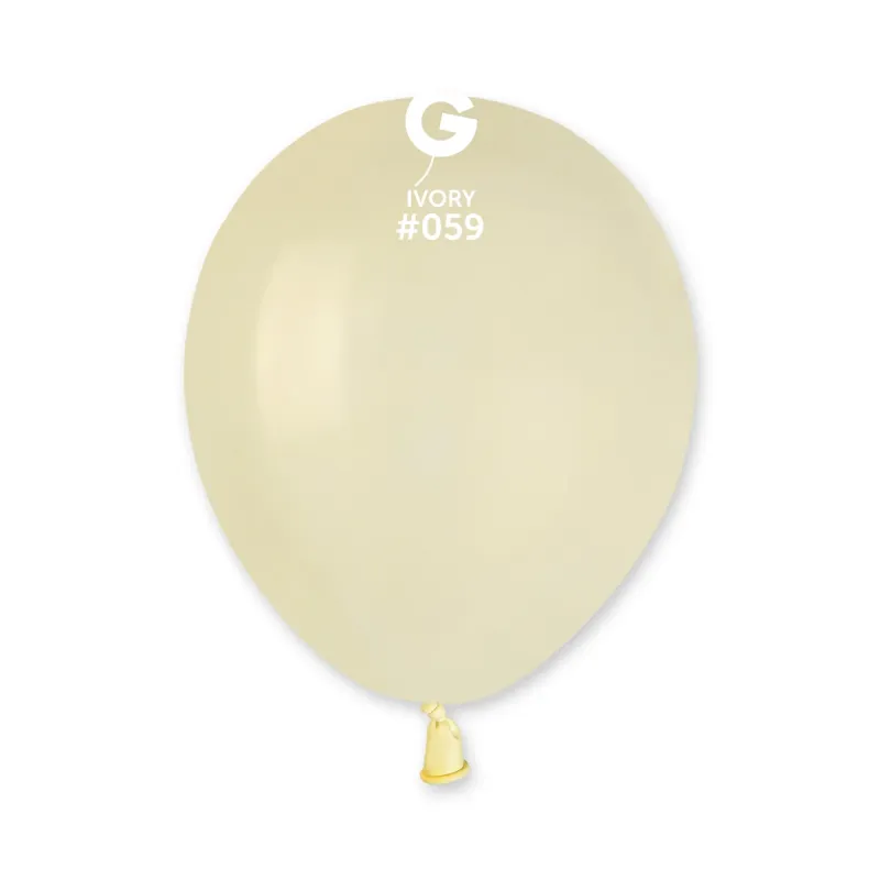 Standard Ivory #059 5in - 100 pieces