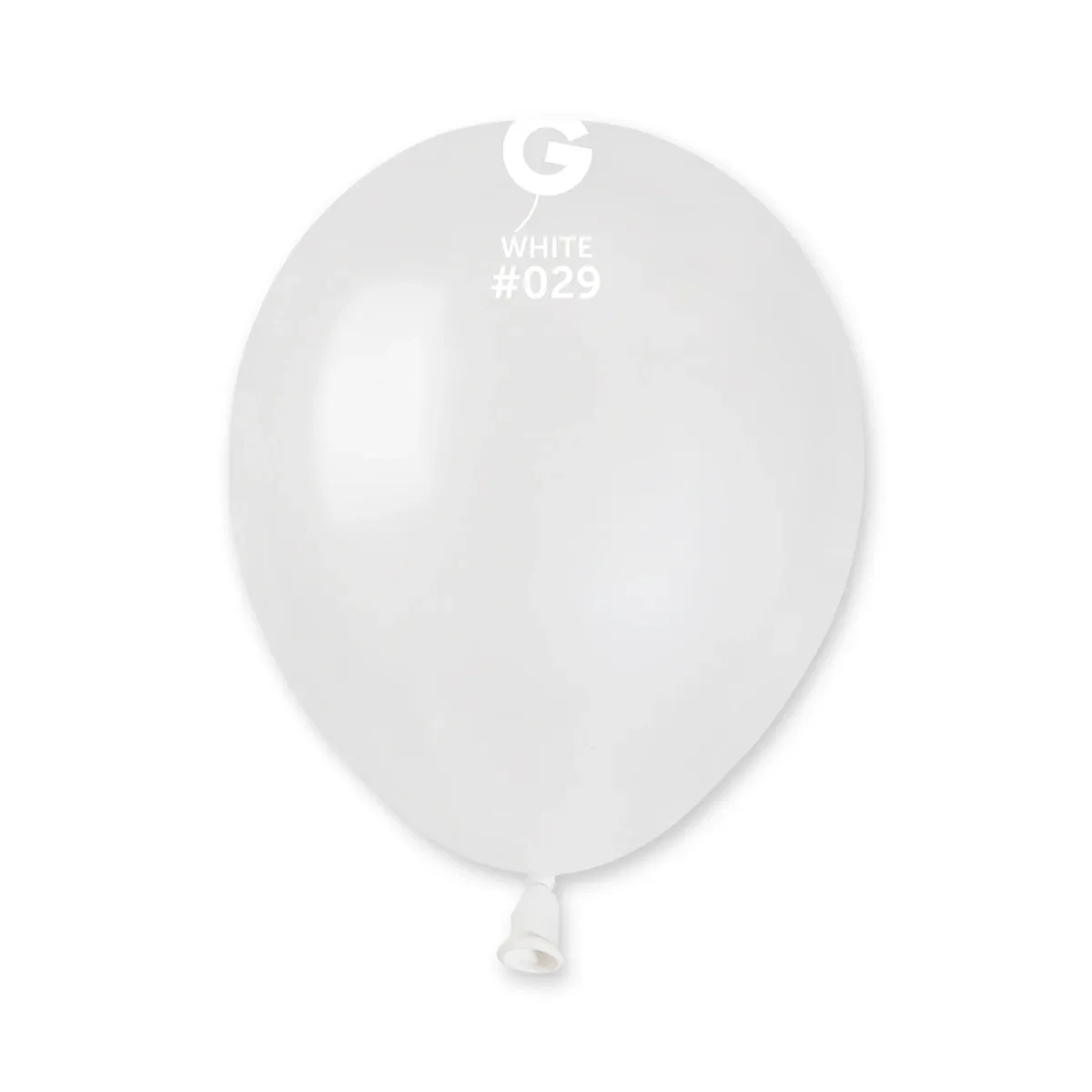 Metal White #029 5in - 100 pieces