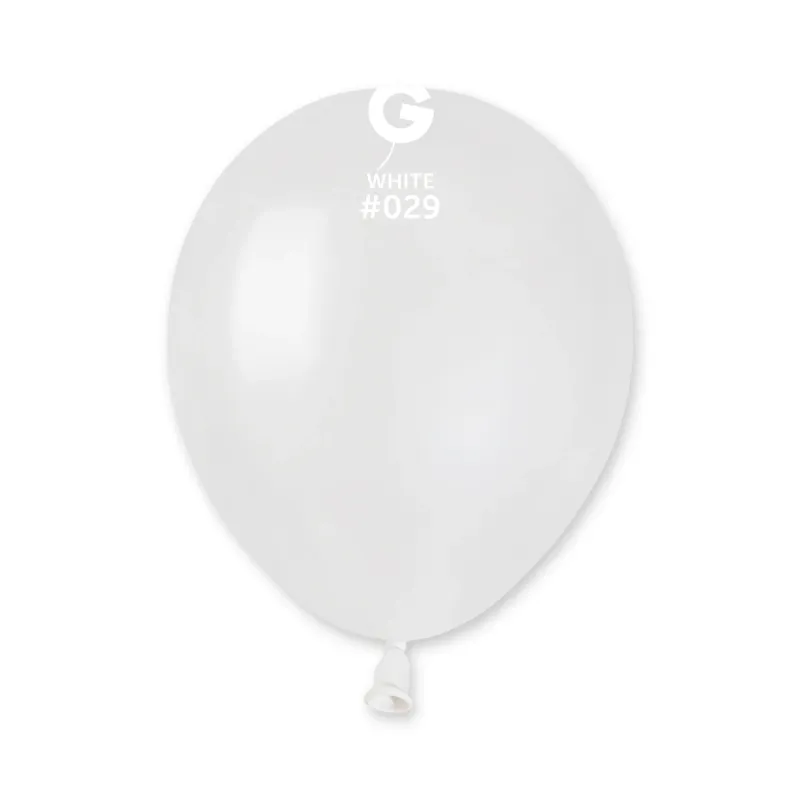 Metal White #029 5in - 100 pieces