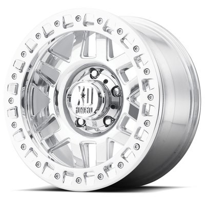 KMC XD229 Machete Crawl 17x9 - Machined Finish KMC XD229 Machete Crawl 17x9 - Machined Finish