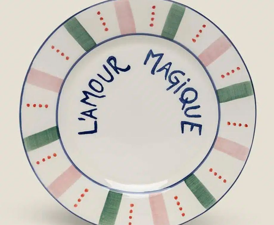 Actos - dessert plate, Colour: L&#39;amour magique