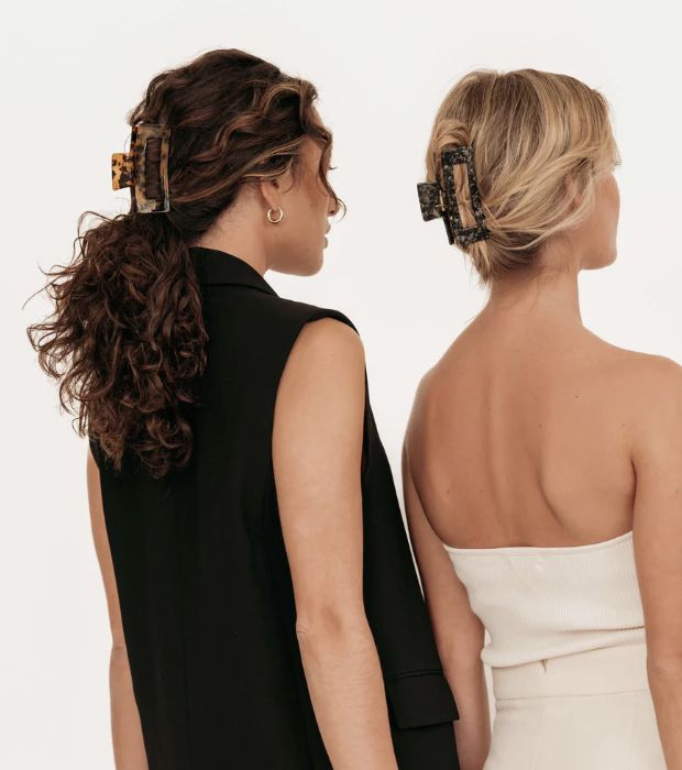 Lola haarclip - verschillende varianten!, Colour: Brown tortoise