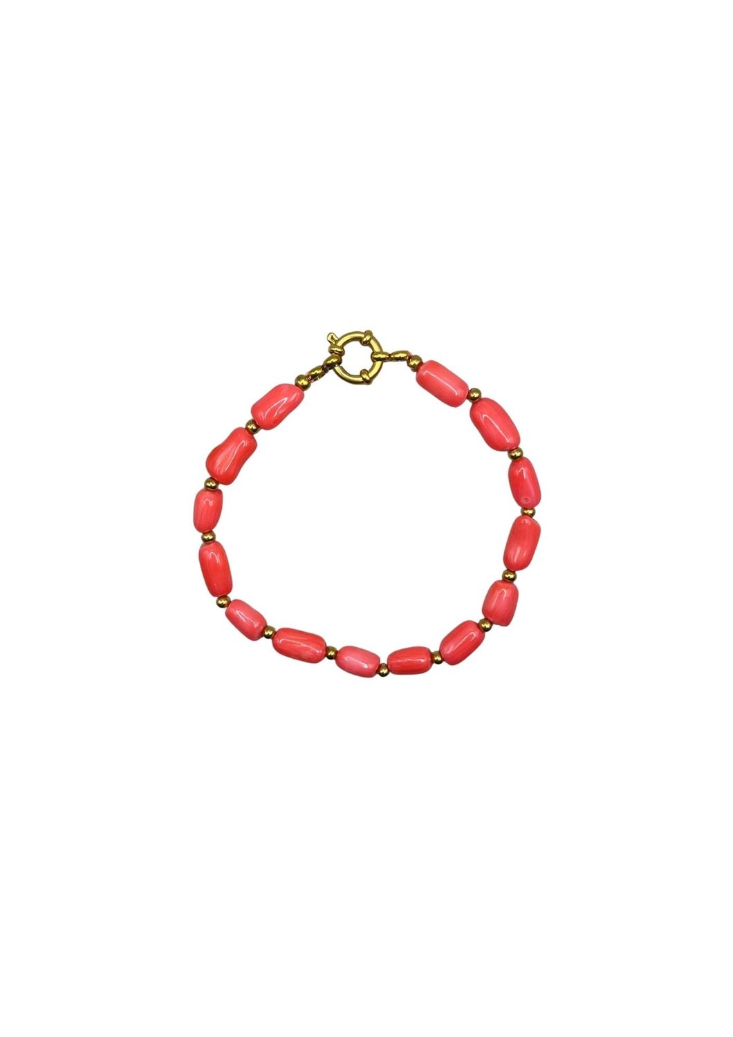 Tommy gold pink bracelet