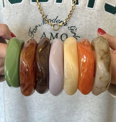 Resin bracelets - meerdere kleuren