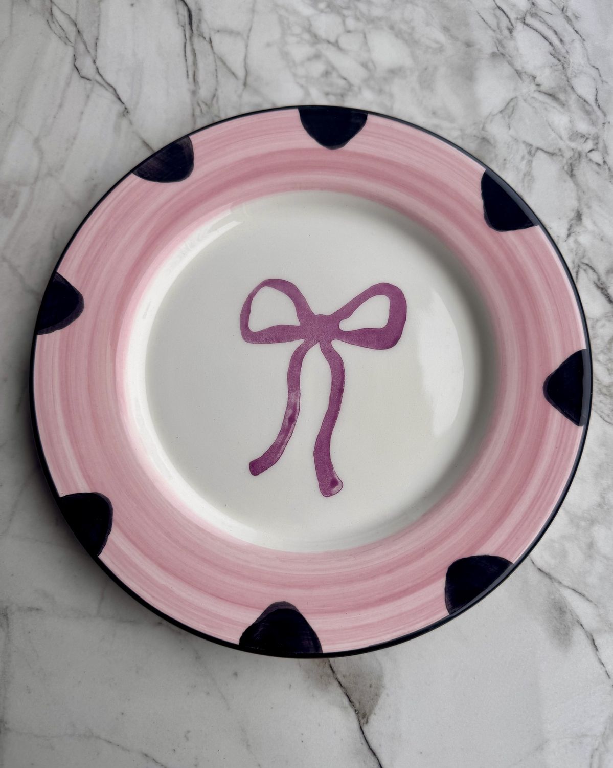 Coquette dessert plate, Colour: Roze