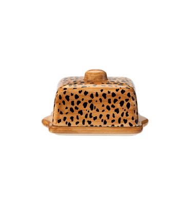 Leopard butter dish - anna+nina