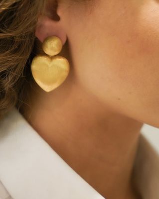 Earring heart M - Lott