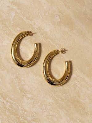 Earring creole deluxe small - Lott
