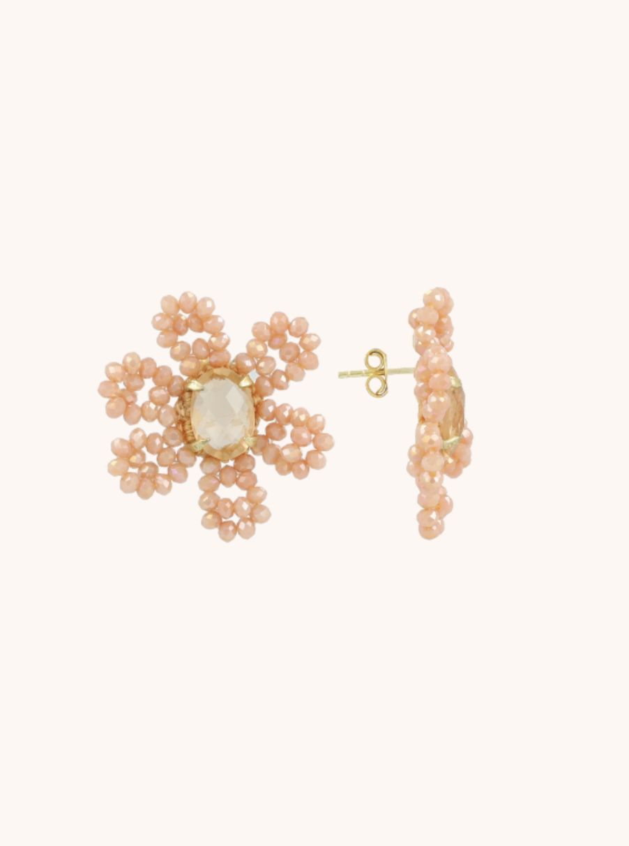 Blooming flower M Coral - Lott gioielli