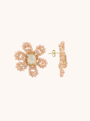 Blooming flower M Coral - Lott gioielli