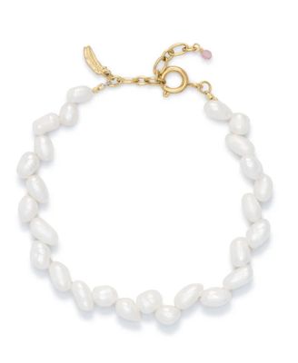 Pearl petal bracelet