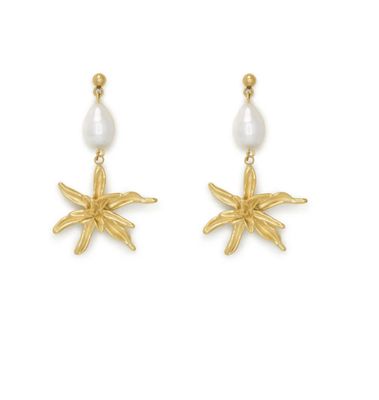 Funky flower earrings