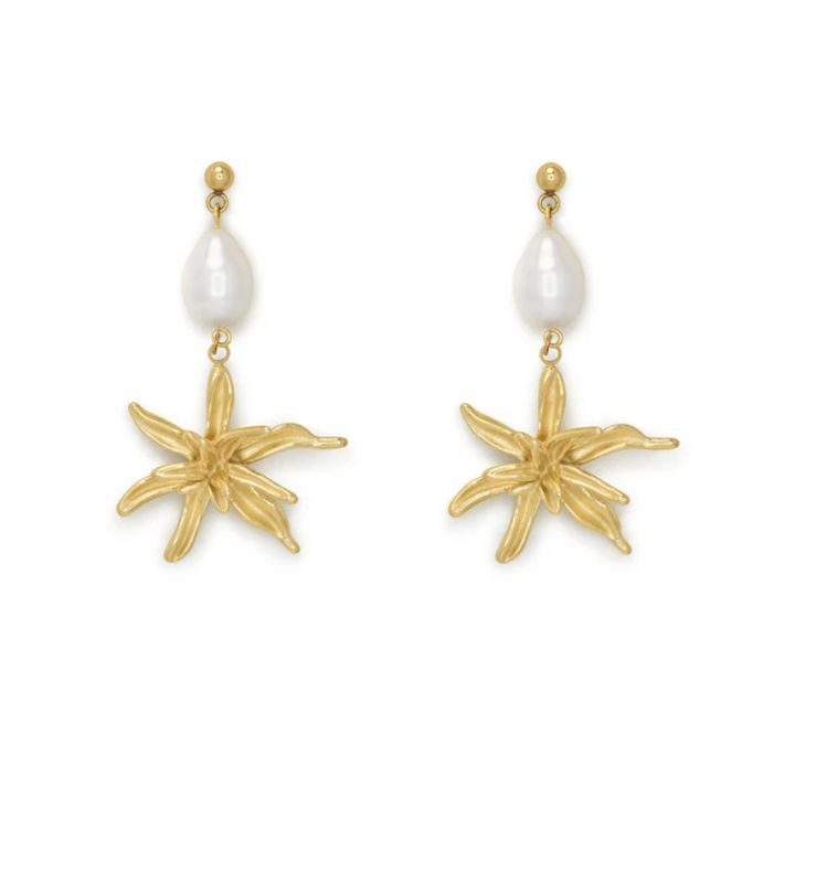 Funky flower earrings