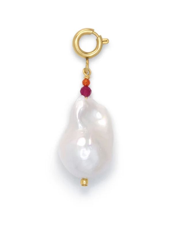 Pearl drop charm
