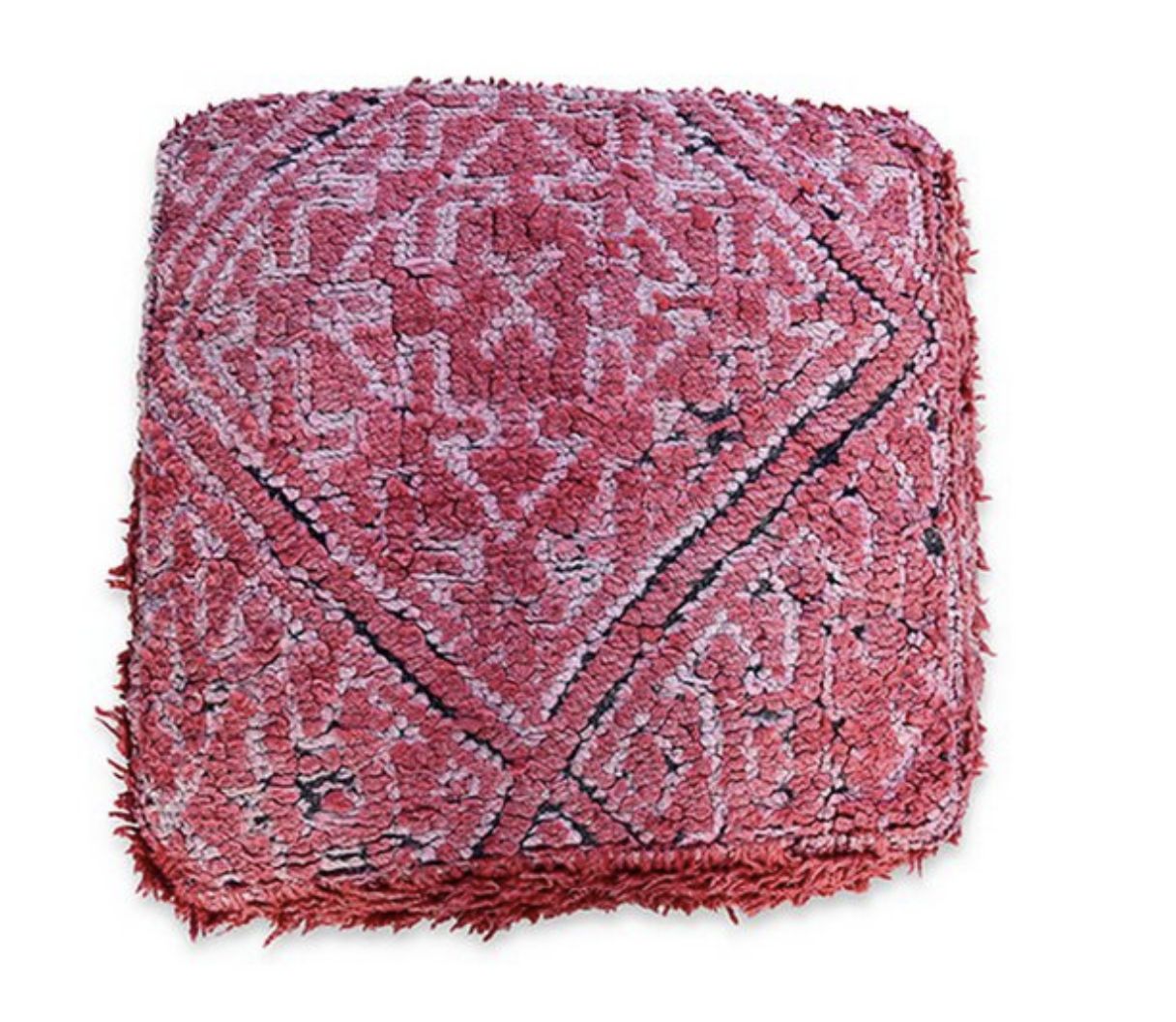 Pouf &amp; pillows pouf, Colour: Roze