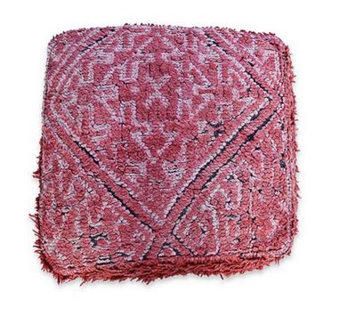 Pouf &amp; pillows pouf, Colour: Roze