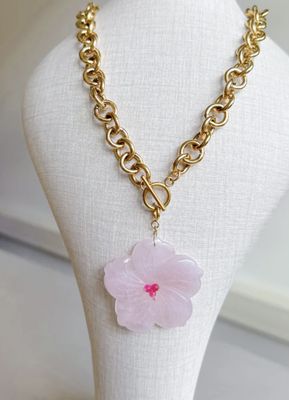 Flower charm Pink