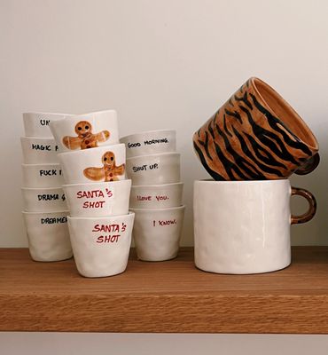 Tiger stripe ear mug - anna+nina
