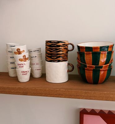 Tiger stripe mug