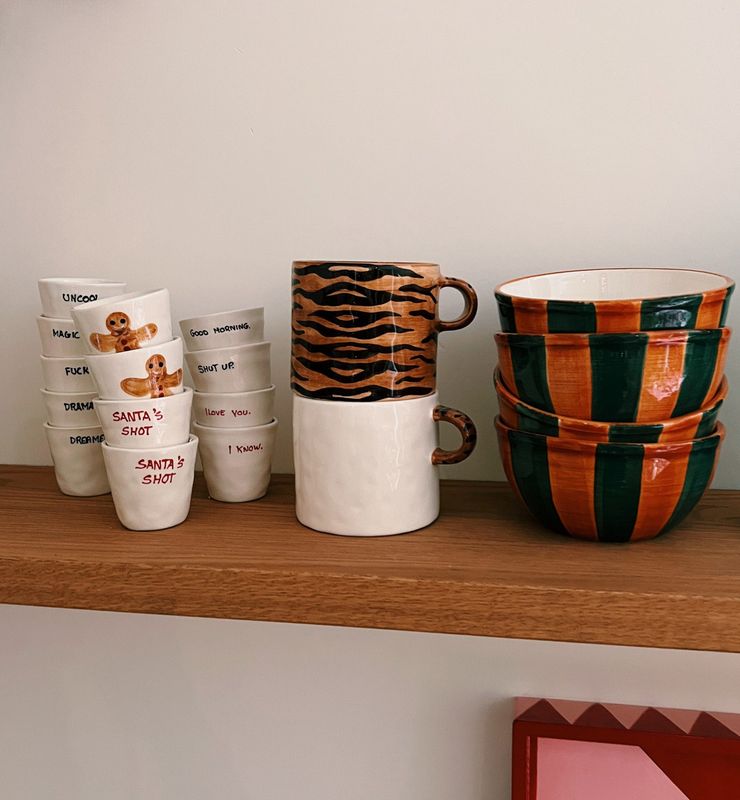 Tiger stripe mug