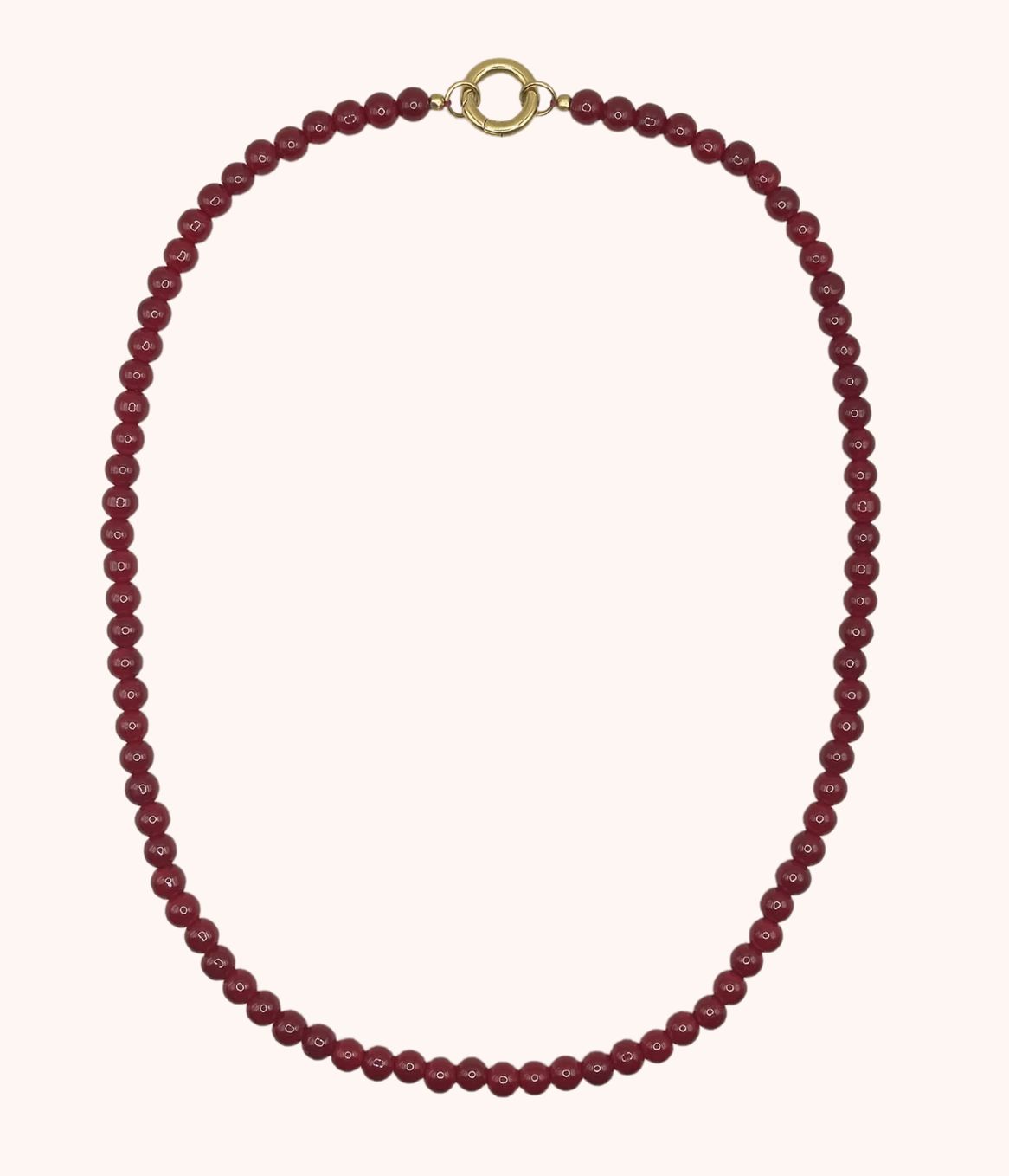 Noah red necklace  - bonnie studios