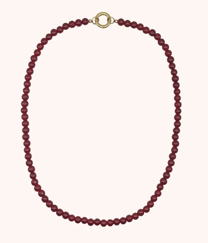 Noah red necklace  - bonnie studios
