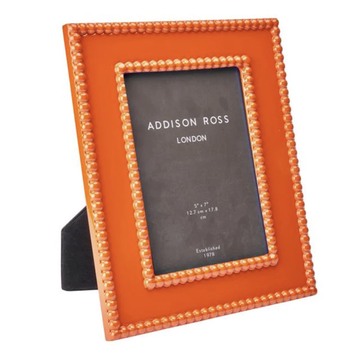 Orange Bobbin lacquer photo frame
