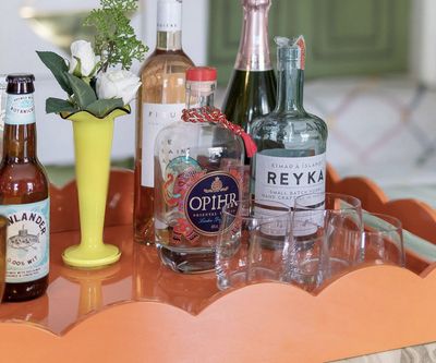 Orange medium tray
