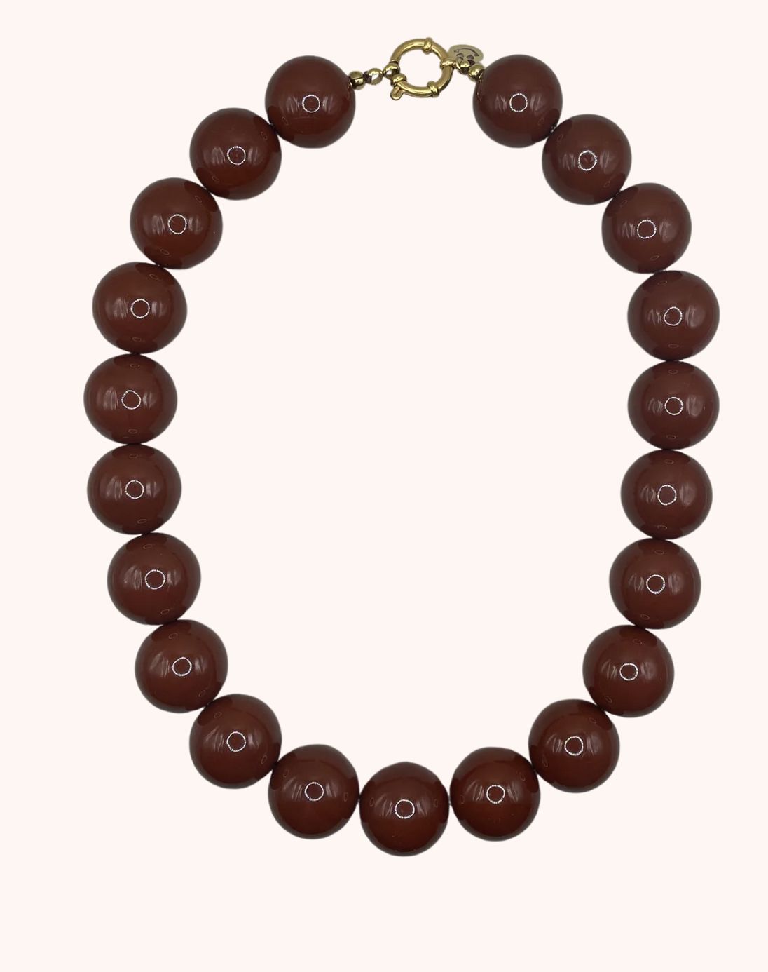 Wilma necklace - bonnie studios, Colour: Dark brown