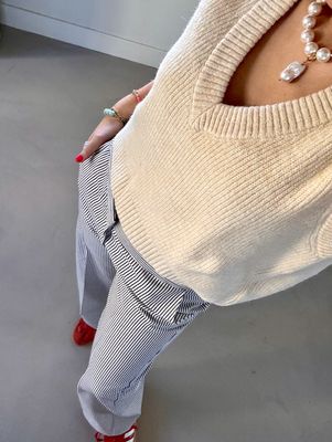 Moore stripe pants - another label