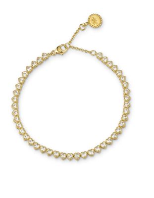 Bracelet with heart shaped stones 22445Y -24kae