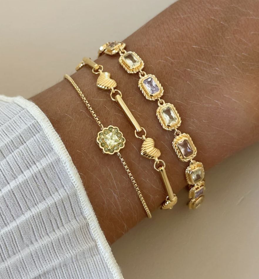 Bracelet with vintage look ornament 22457Y- 24kae