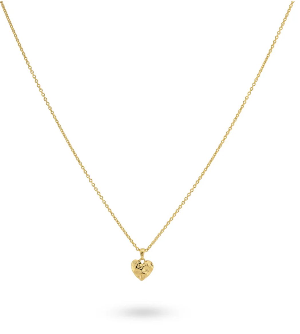 Necklace with structured heart 32481Y-24kae