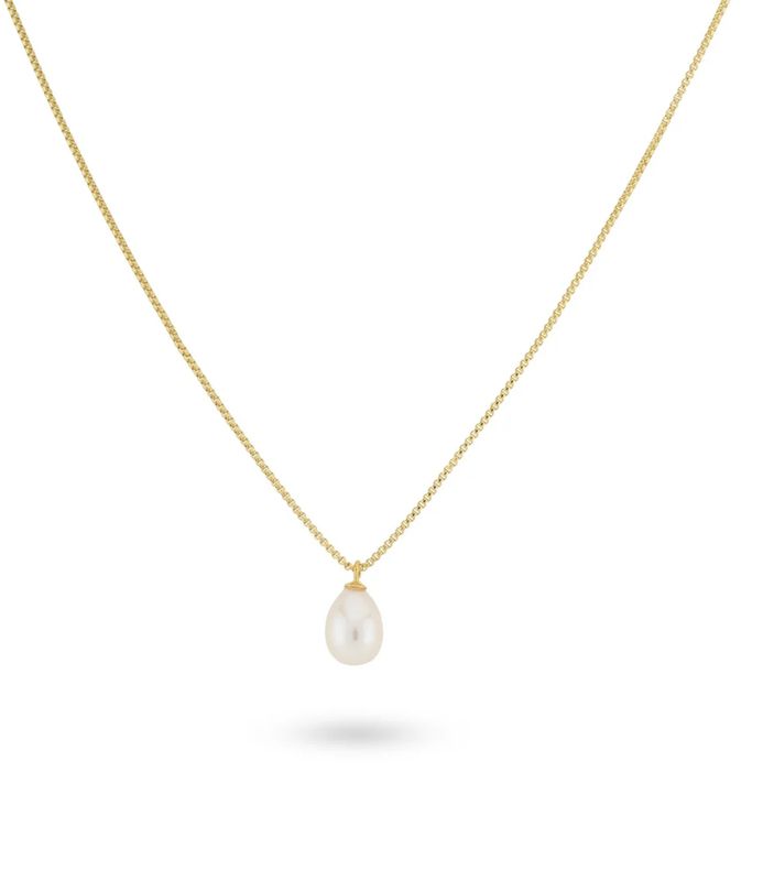 Necklace with sweetwater pearl  32478Y -24kae