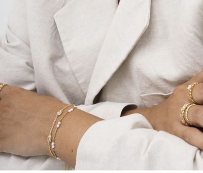 Bracelet with pearls 22447Y -24kae