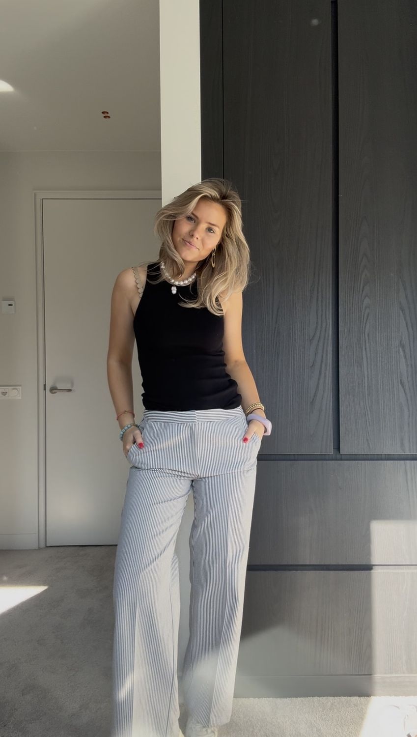 Moore stripe pants - another label